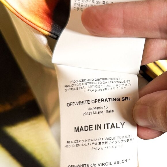 Off-White SS20 Runway Futura Tomboy Spray Oversized Blazer Jacket - Picture 13 of 13